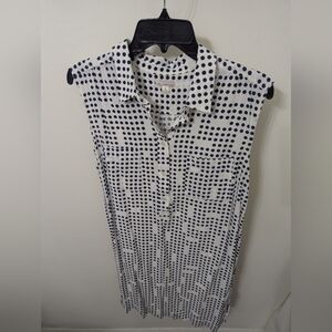 Women's sleeveless polkadot Gap dress size M